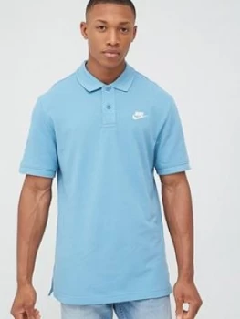 Image of Nike Sportswear Ce Matchup Pique Polo - Blue