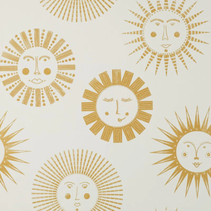 Image of Nuwallpaper Nhs4775 Suns Peel & Stick Wallpaper, Yellow