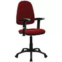Image of Nautilus Designs Office Chair Bcf/I300/Rd/Adt Fabric Red Black