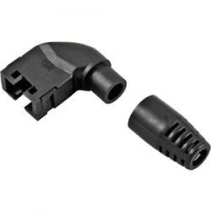 Image of Hirose Electronic RJ45 KS90LR RJ45 Bend relief Black