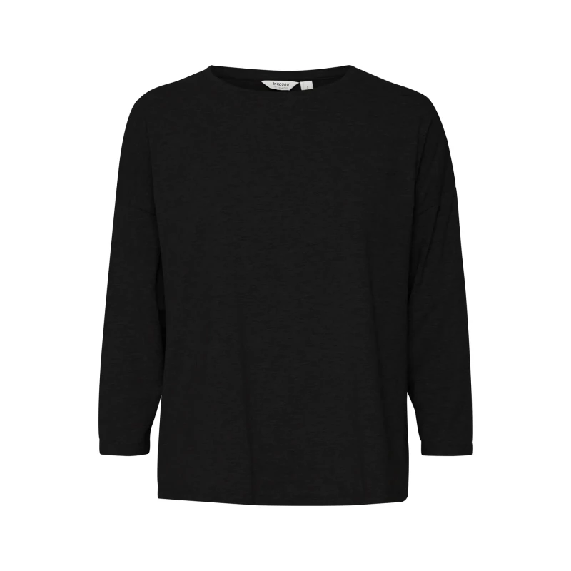Image of b.Young Womens three-quarter sleeve T-Shirt b.young Pamila Noir Female XL