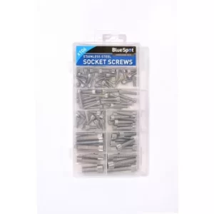 Image of 106 Piece Assorted Stainless Steel Socket Screw Set