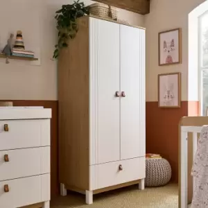 Image of CuddleCo Rafi 2 Door Wardrobe White