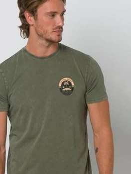Image of Animal Deluxe Wings Graphic Short Sleeve T-Shirt - Olive