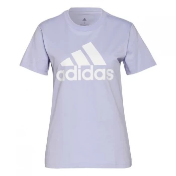 Image of adidas LOUNGEWEAR Essentials Logo T-Shirt Womens - Violet Tone / White