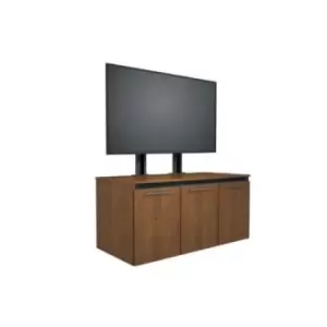 Image of C5 Credenza Single Monitor Mounts up to 90" & 75" from the Floor - C5MM-90S-75BK