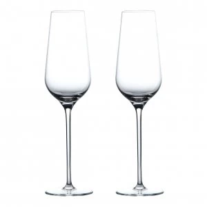 Image of Wedgwood Globe Champagne Flute Set Of 2