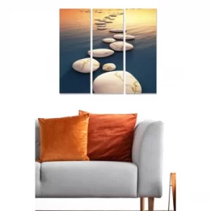 Image of MDF9875907 Multicolor Decorative MDF Painting (3 Pieces)