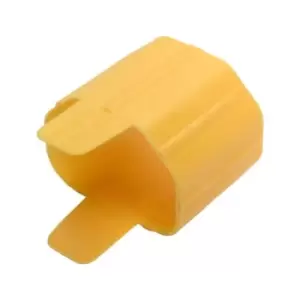 Image of Tripp Lite PLC14YW Plug-Lock Inserts C13 Power Cord to C14 Outlet Yellow 100 Pack