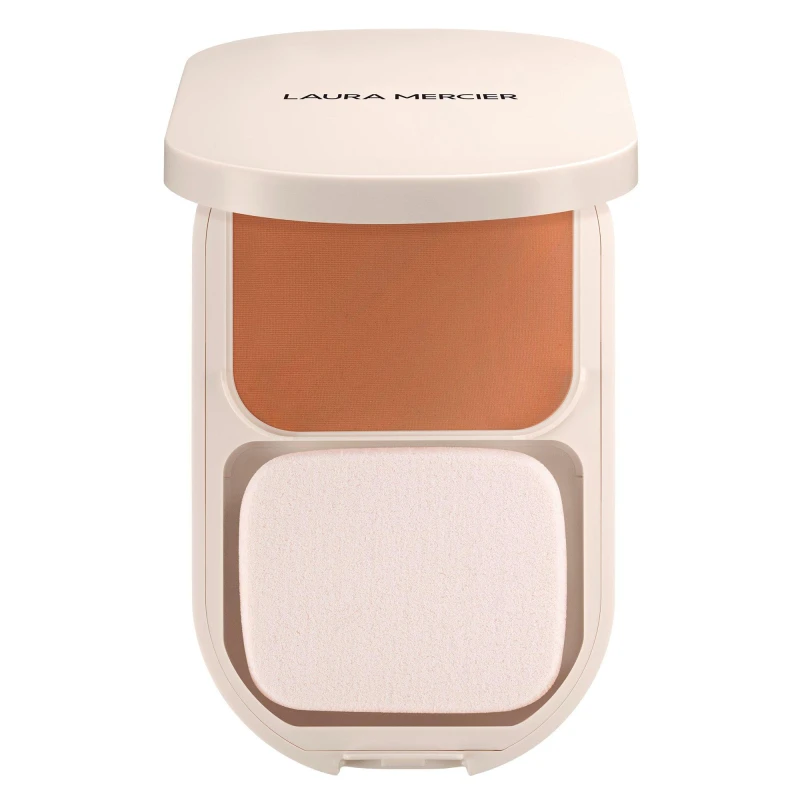 Image of Laura Mercier Real Flawless Feathermatte Powder Foundation 4WCrmeBrle female One Size