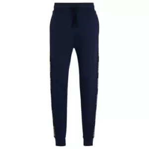 Image of Hugo Boss Sporty Tapered Jogging Bottoms - Blue