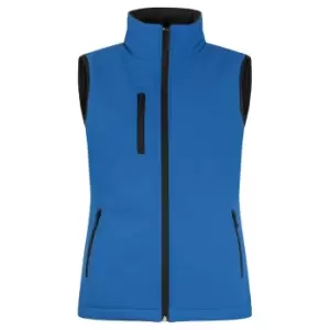 Image of Clique Womens/Ladies Softshell Panels Gilet (M) (Royal Blue)