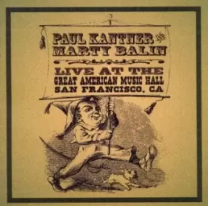 Image of Live at the Great American Music Hall San Francisco CA by Paul Kantner & Marty Balin CD Album
