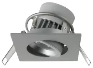 Image of Megaman 8W Siena Square Integrated LED Downlight White - Warm White - 191761