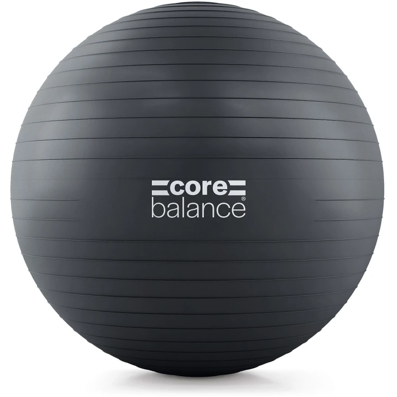 Image of Core Balance Gym Ball Exercise Fitness Yoga Pregnancy Anti Burst 55cm 65cm 75cm 85cm Pump Black