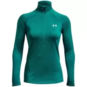 Image of Under Armour Tech Half Zip Top Womens - Green