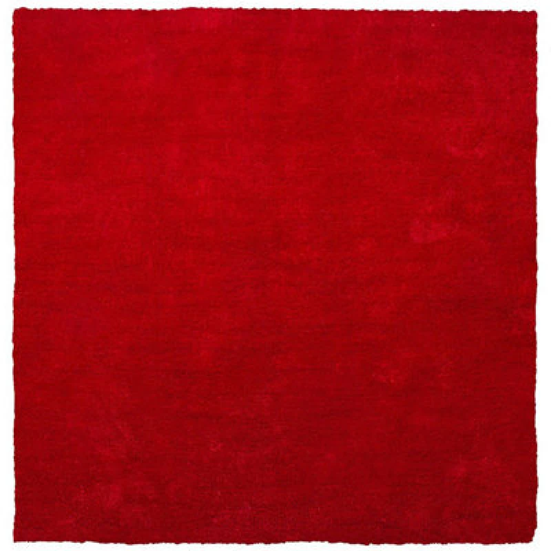 Image of Beliani Shaggygy Rug Demre Red 200 X 200 Cm