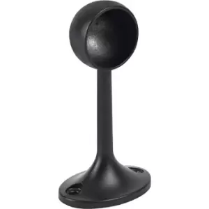 Image of Rothley Powder Coated Tube End Bracket in Black Steel