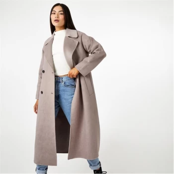 Image of Jack Wills Wool Overcoat - Dusky Pink