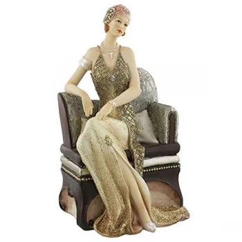 Image of Broadway Belles Figurine - Valerie on Chaise Lounge