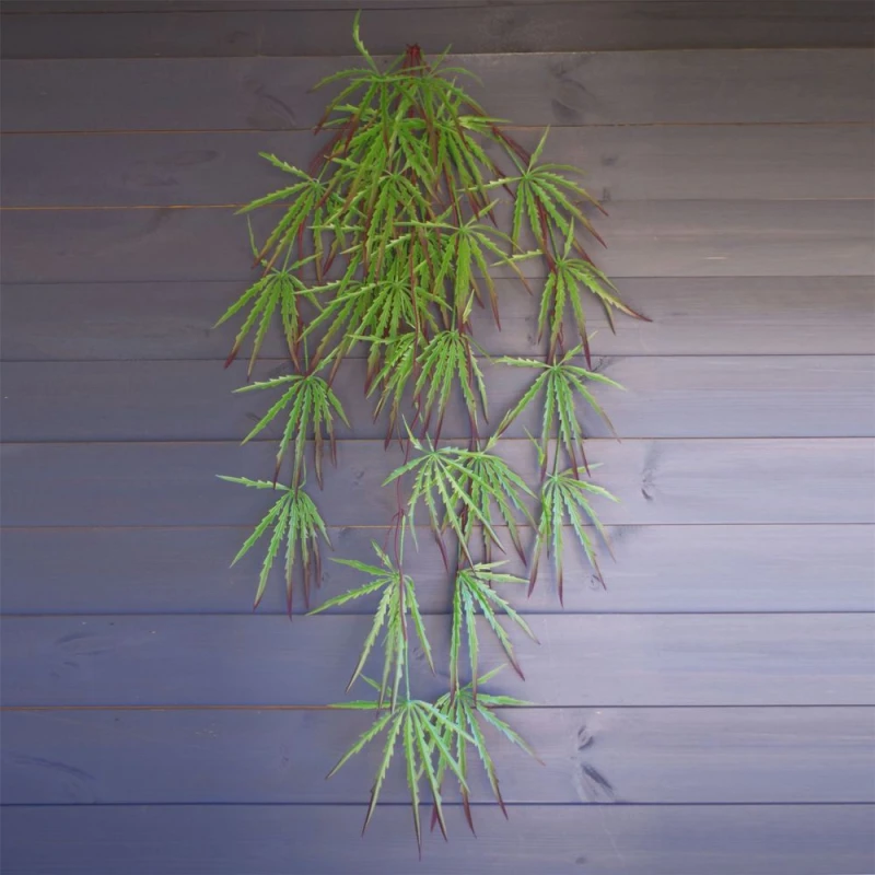 Image of Leaf 100cm Artificial Hanging Acer Spider Plant Green unisex