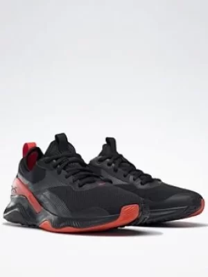 Image of Reebok HIIT Training 2 Shoes, Black/Grey, Size 7.5, Women