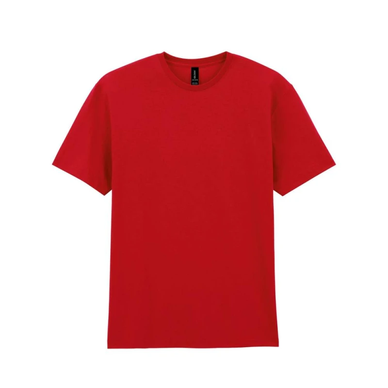 Image of Gildan Mens Cotton Lightweight T-Shirt in Red Size: Small Red Male S