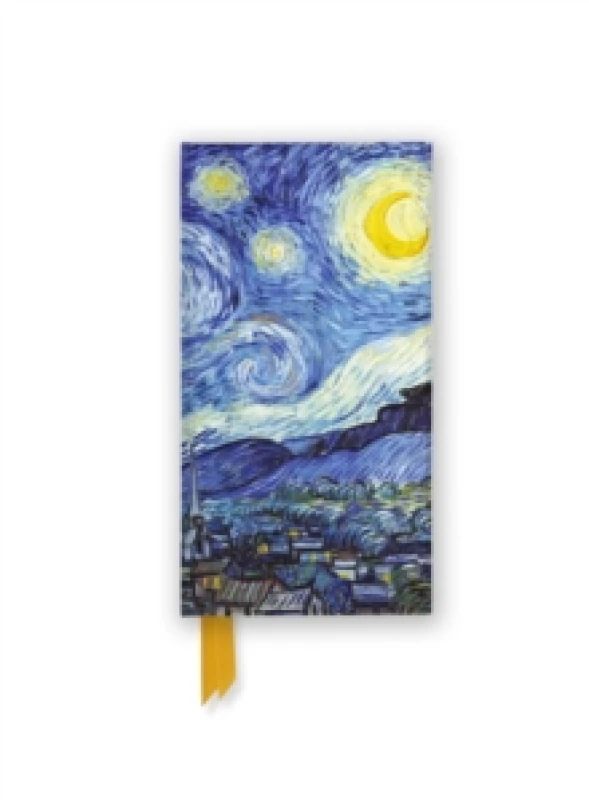 Image of Vincent van Gogh: The Starry Night (Foiled Slimline Journal) Notebook / blank book