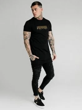 Image of SikSilk Rhinestone Creep T-Shirt - Black
