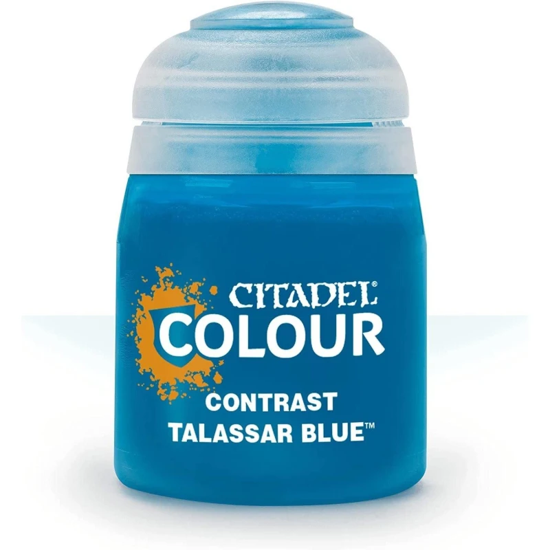 Image of Citadel Games Workshop Colour Contrast: Talassar Blue (18ml) Paint Multi