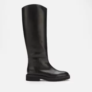 Image of Whistles Womens Hadlow Knee High Riding Boots - Black - UK 4