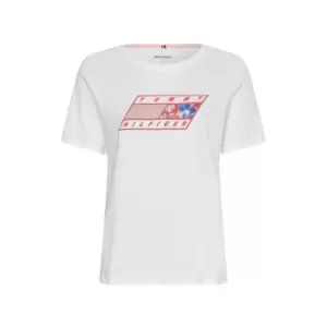 Image of Tommy Sport Womens Logo T-Shirt - White