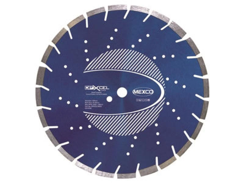 Image of Mexco Dpxcel35025 Xcel Grade Dual Purpose Diamond Blade 350X 25.4mm Mexdpxl35025