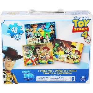 Image of Toy Story 4 - 3 Puzzle PackSuper Super 3D (48pcs x 3)