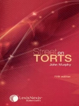 Image of Street on Torts by John Murphy and Margaret Brazier and Harry Street Book