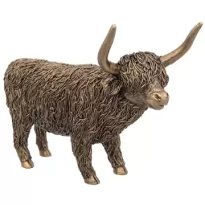 Image of Bronze Highland Coo Standing Large