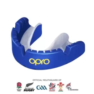 Image of Opro Self-Fit Gold Level Mouth Guard For Braces Adults - Blue