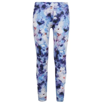 Image of USA Pro Training Tights Junior Girls - W/Col Floral