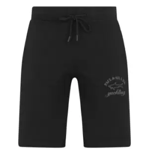 Image of Paul And Shark Fleece Bermuda Shorts - Black