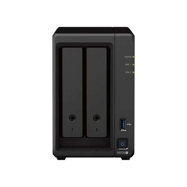 Image of Synology DiskStation DS723+ 2GB RAM with 16TB Installed Storage 2 Bay SATA Desktop NAS Storage DS723+/16TB-HAT3300