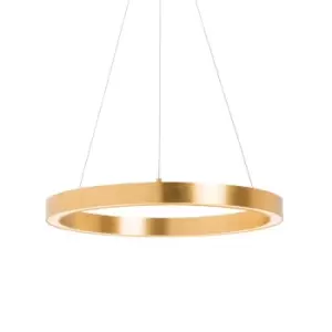 Image of Carlo Integrated LED Pendant Ceiling Light, Gold, 4000K, 3200lm