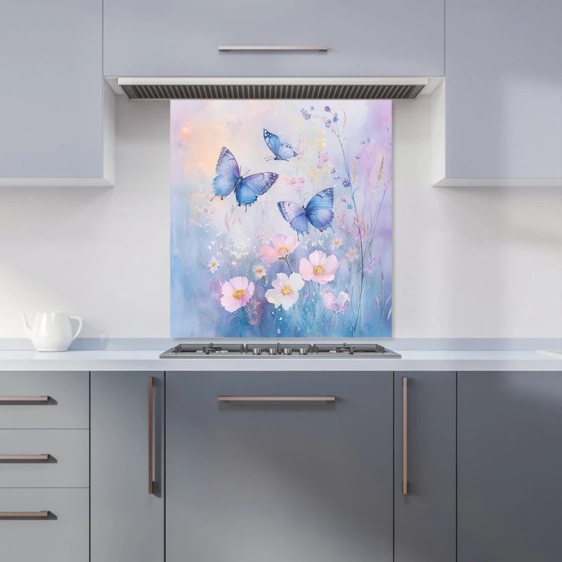 Image of Designer Kitchen Splashbacks Ava Sterling: 00015 Kitchen Splashback Size: 600mm x 650mm Multicolor Unisex 600mm x 650mm