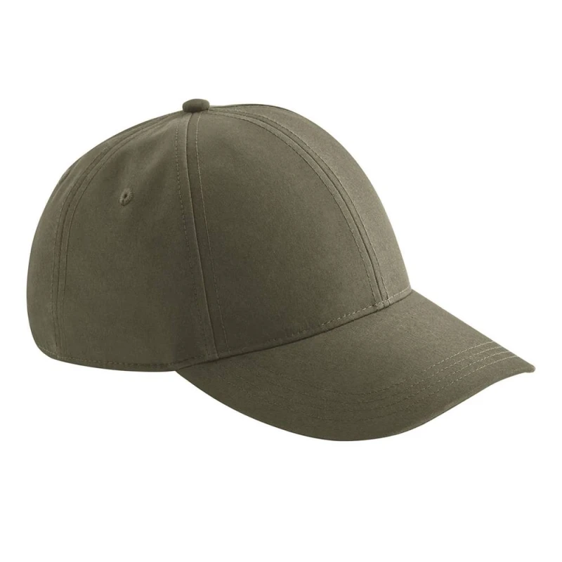Image of Beechfield Mens Lifestyle Water Resistant Cap in Dark Olive Dark Olive Male One Size