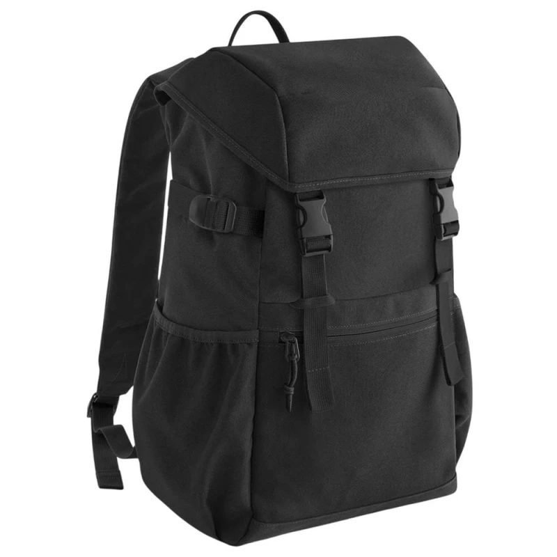 Image of Bagbase Mens Ramble Polyester 18L Backpack in Black Male