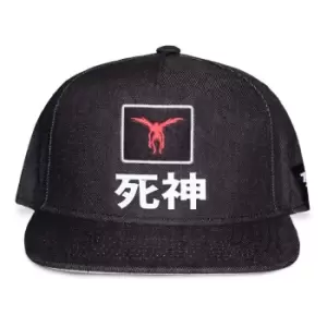 Image of Death Note Snapback Cap Ryuk Denim