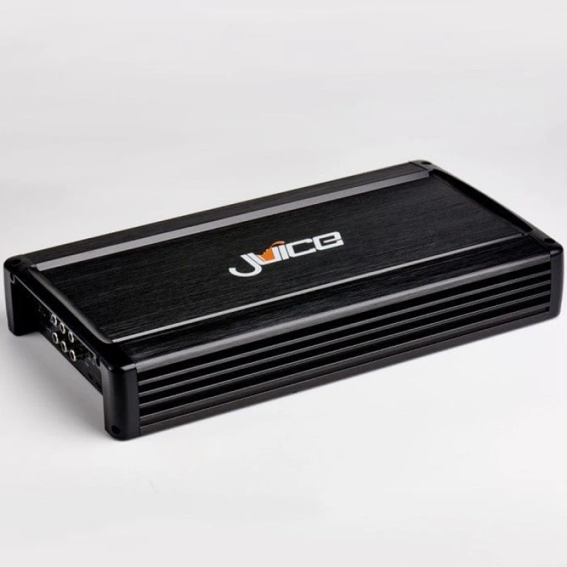 Image of Juice JA1504 1500W 4-Channel Bridgeable Car Power Amplifier, Thermal Protection, RCA Output, Bass Boost, Class A-B