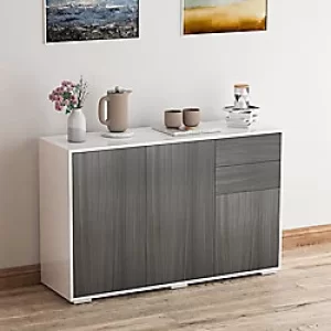 Image of HOMCOM Side Cabinet 838-077GY 740 x 1170 x 360 mm Grey