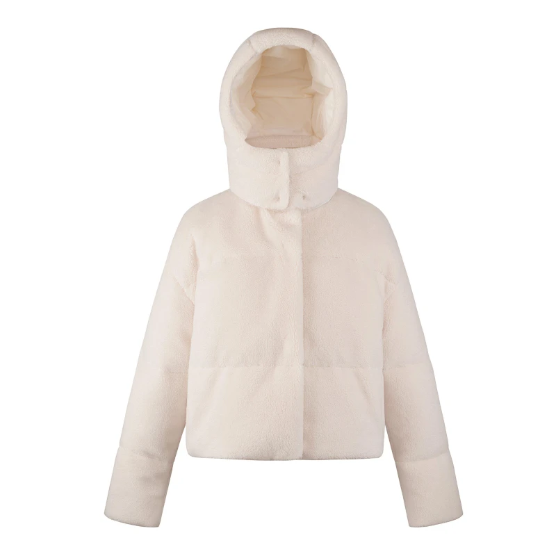 Image of Arctic Army Womens Quilted Water Resistant Short Puffer Jacket White female 10 (S)