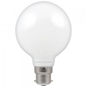 Image of Crompton LED Globe BC B22 G80 Opal 7W Dimmable - Warm White
