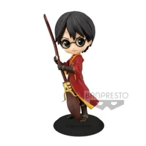 Image of Harry Potter Q Posket Mini Figure Harry Potter Quidditch Style Version A 14 cm